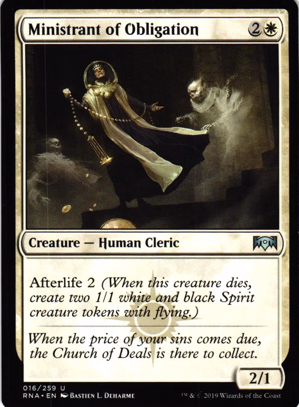 Ministrant of Obligation Uncommon 016/259 Ravnica Allegiance (RNA) Magic the Gathering