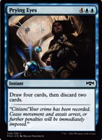 Prying Eyes Common 046/259 Ravnica Allegiance (RNA) Magic the Gathering
