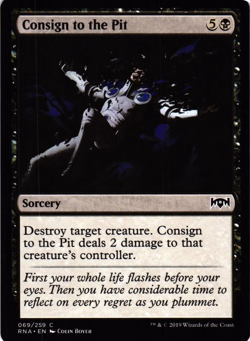 Consign to the Pit Common 069/259 Ravnica Allegiance (RNA) Magic the Gathering