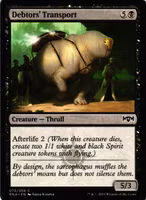 Debtors Transport Common 072/259 Ravnica Allegiance (RNA) Magic the Gathering