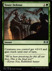 Tower Defense Uncommon 147/259 Ravnica Allegiance (RNA) Magic the Gathering