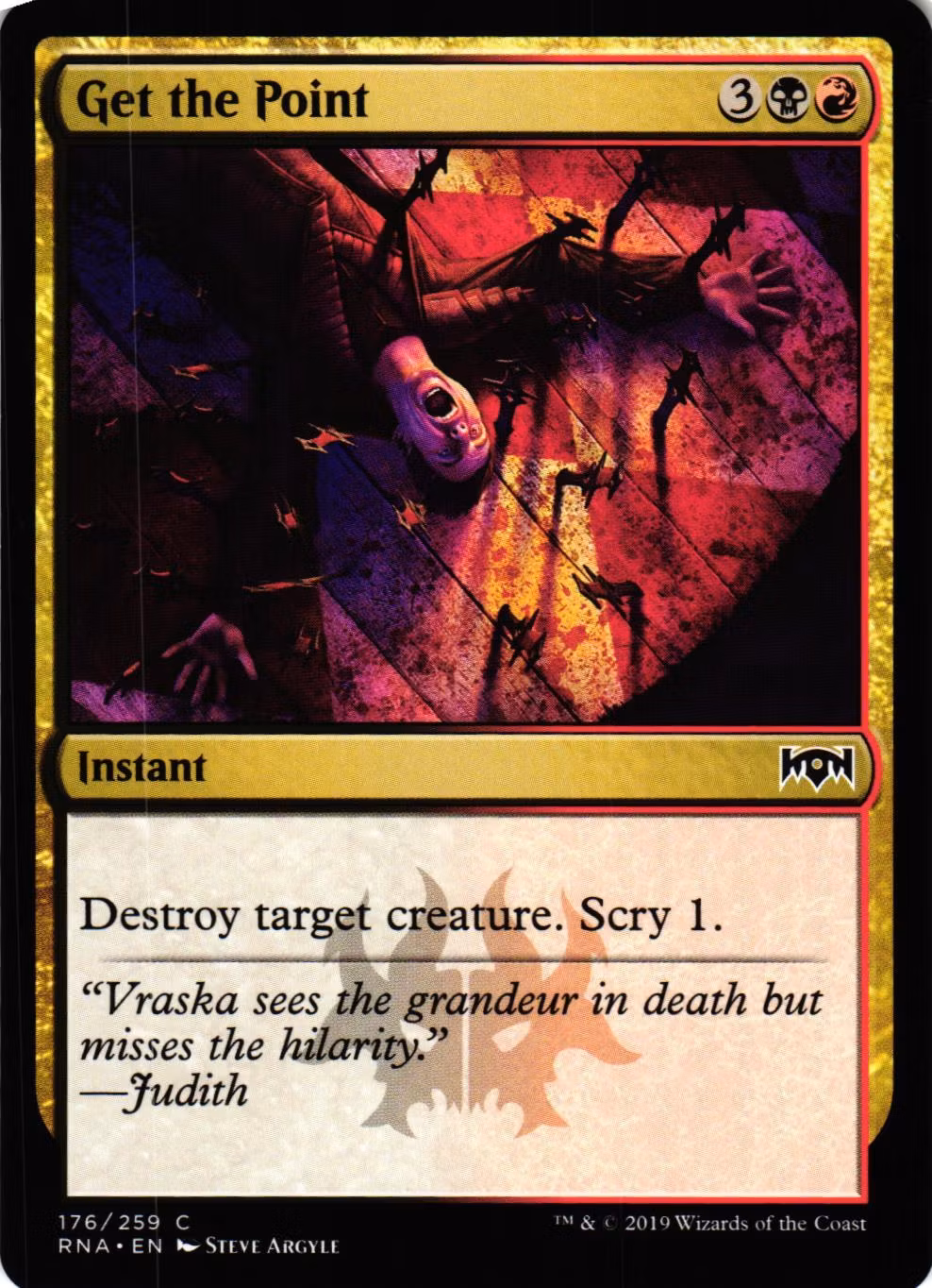 Get the Point Common 176/259 Ravnica Allegiance (RNA) Magic the Gathering