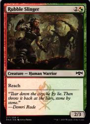 Rubble Slinger Common 217/259 Ravnica Allegiance (RNA) Magic the Gathering