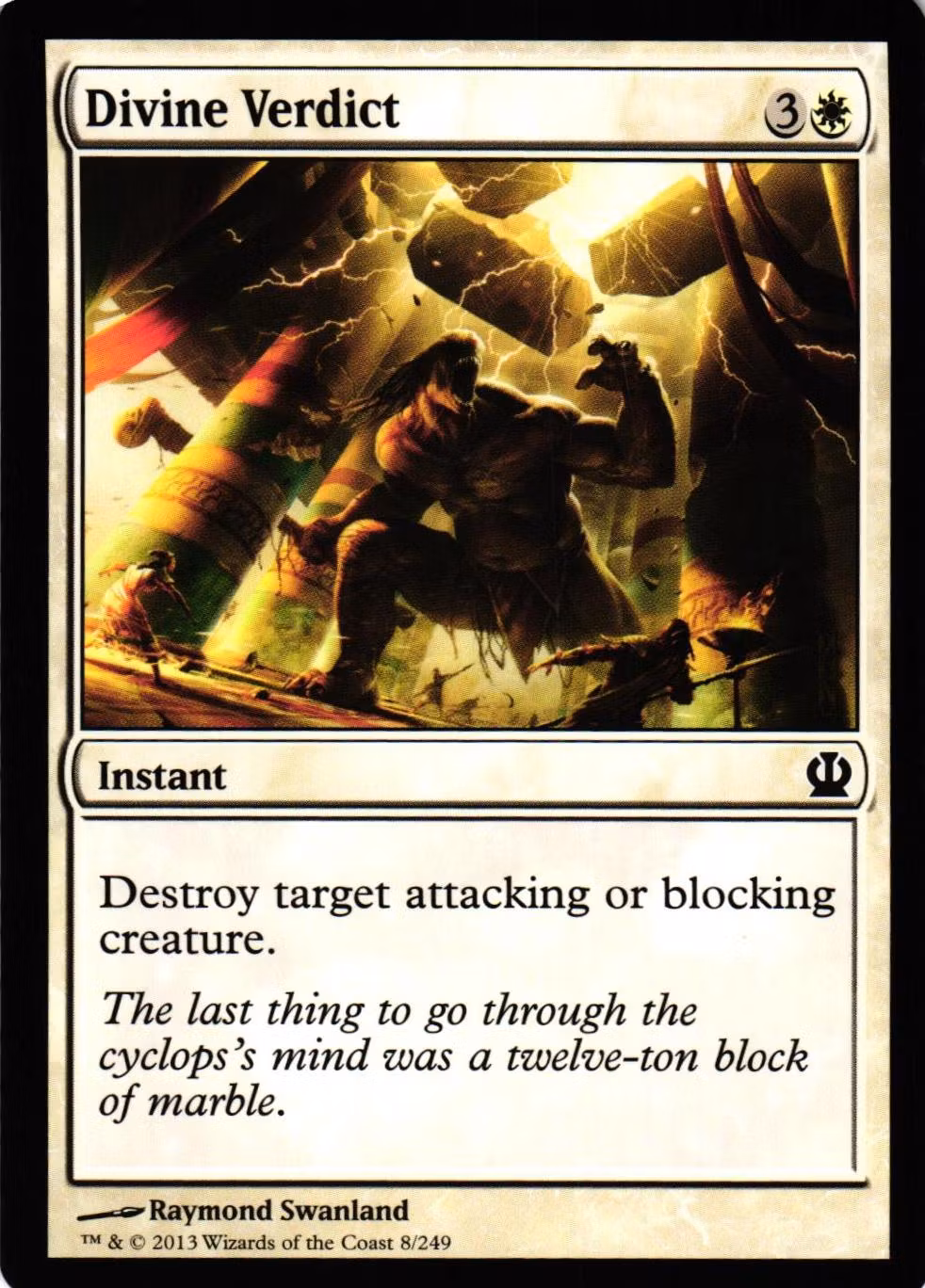 Divine Verdit Common 8/249 Theros (THS) Magic the Gathering