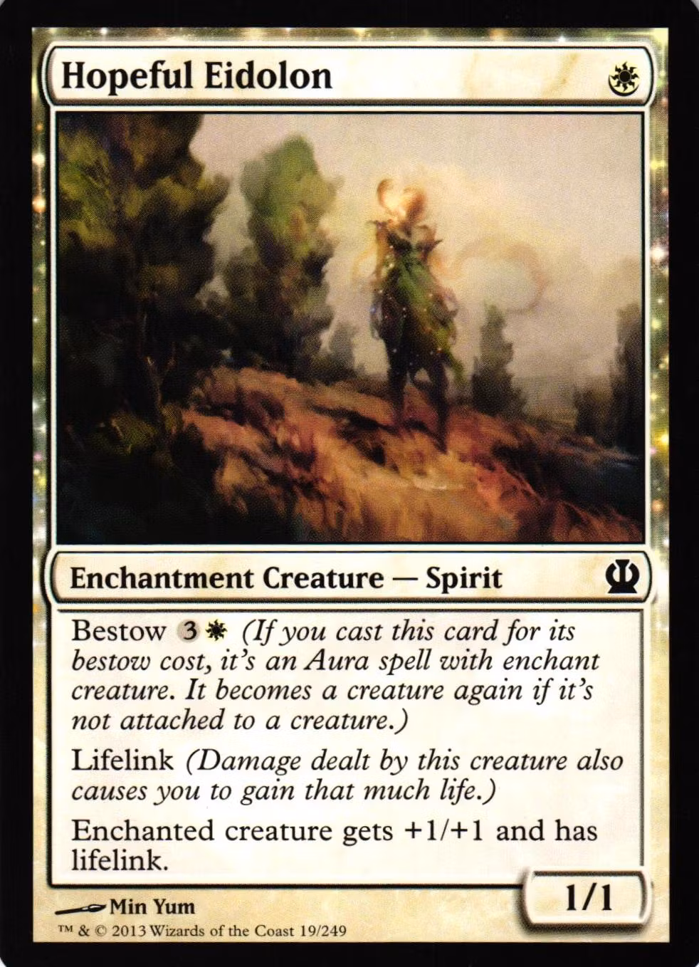 Hopeful Eidolon Common 19/249 Theros (THS) Magic the Gathering