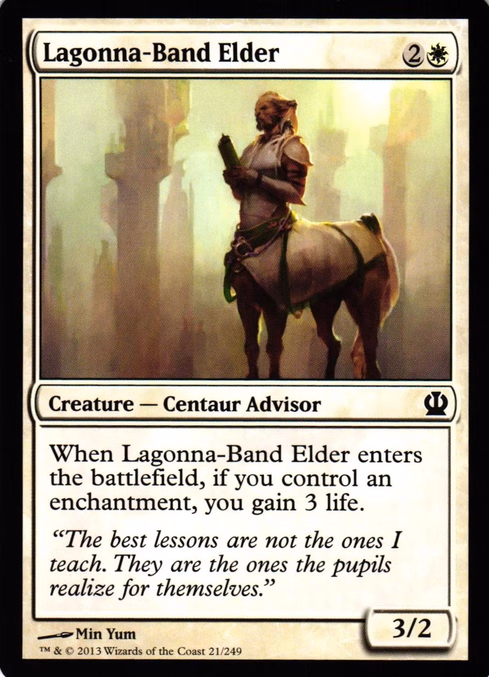 Lagonna-Band Elder Common 21/249 Theros (THS) Magic the Gathering