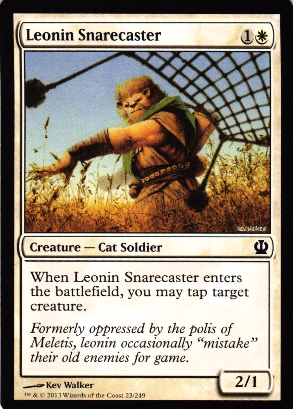 Leonin Snarecaster Common 23/249 Theros (THS) Magic the Gathering