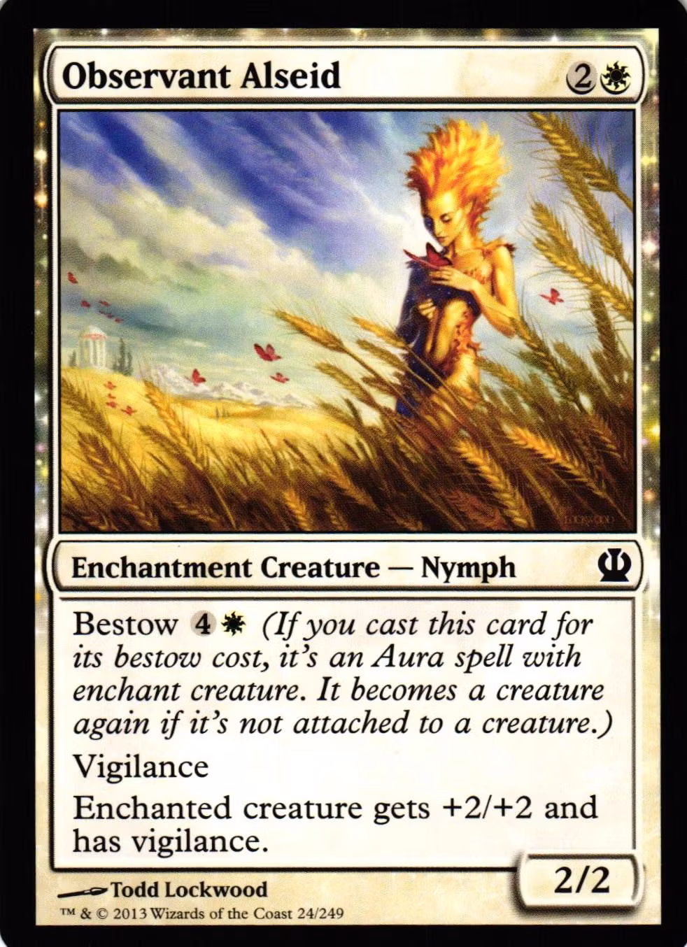 Observant Alseid Common 24/249 Theros (THS) Magic the Gathering