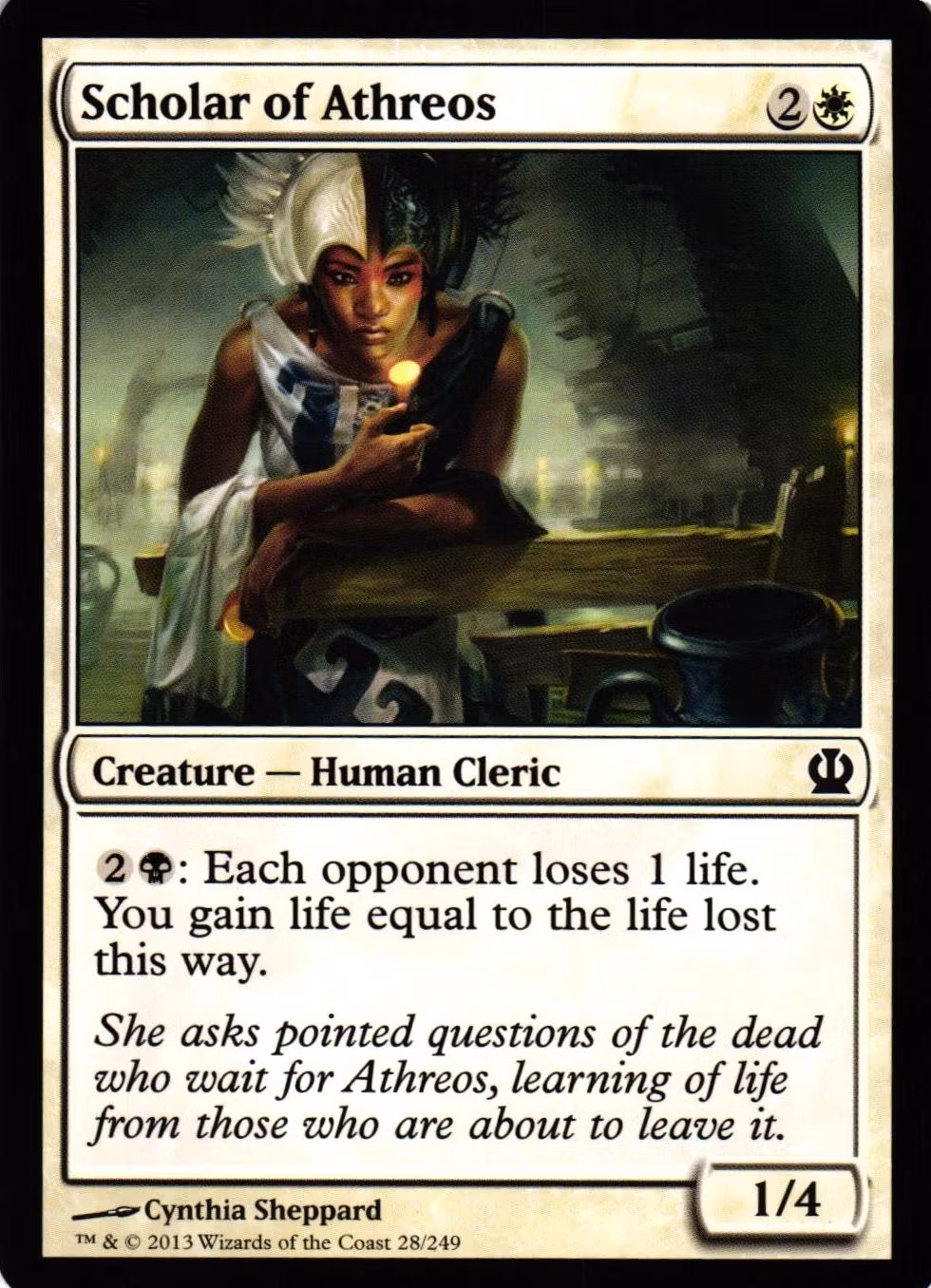 Scolar of Atheros Common 28/249 Theros (THS) Magic the Gathering