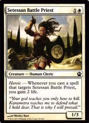 Setessan Battle Priest Common 29/249 Theros (THS) Magic the Gathering