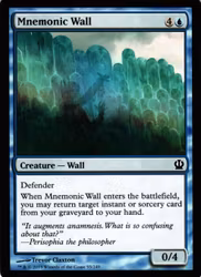 Mnemonic Wall Common 55/249 Theros (THS) Magic the Gathering