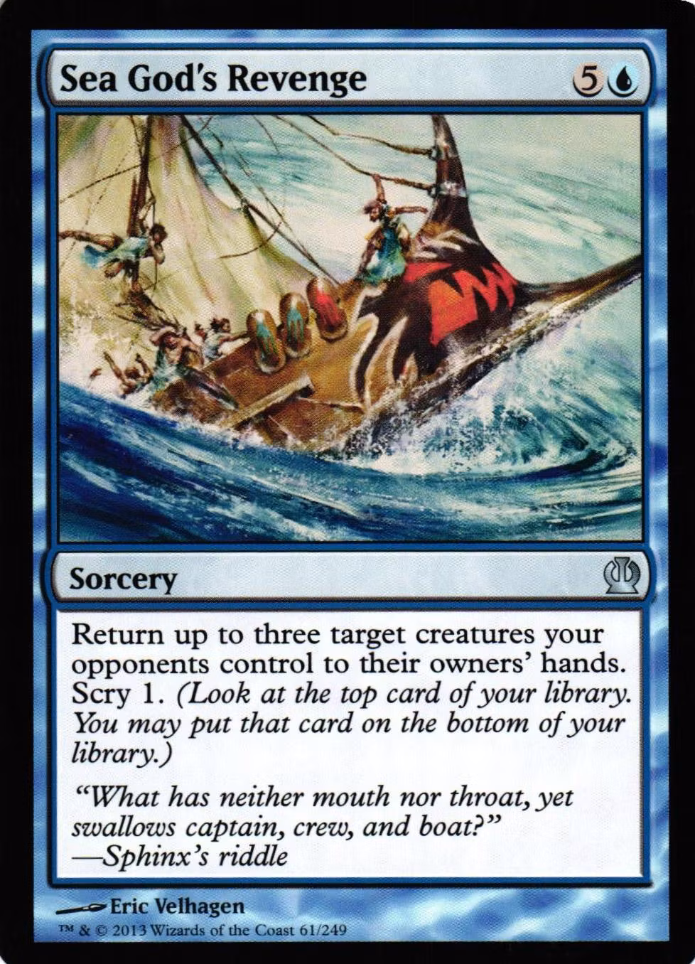 Sea Gods Revenge Uncommon 61/249 Theros (THS) Magic the Gathering