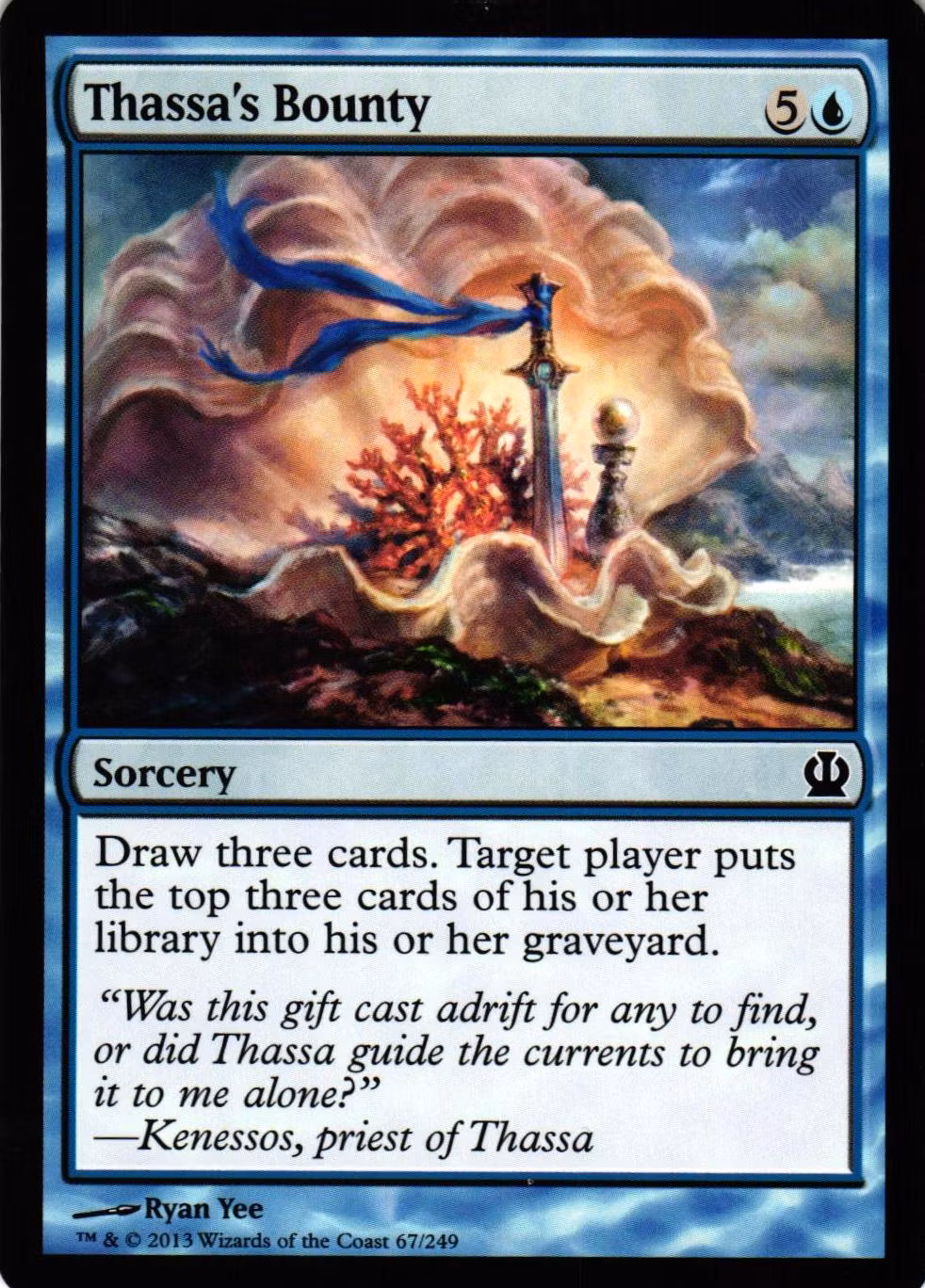 Thassas Bounty Common 67/249 Theros (THS) Magic the Gathering