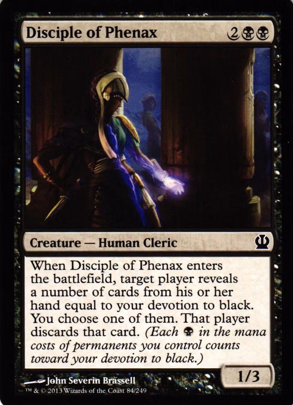 Disciple of Phenax Common 84/249 Theros (THS) Magic the Gathering