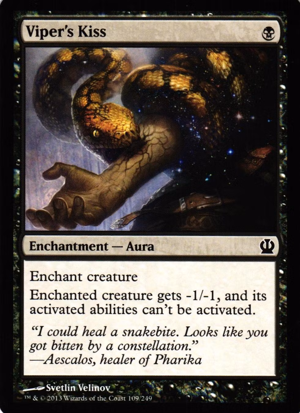 Vipers Kiss Common 109/249 Theros (THS) Magic the Gathering