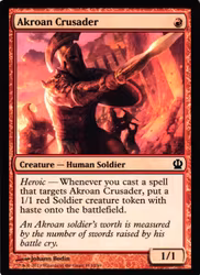 Akroan Crusader Common 111/249 Theros (THS) Magic the Gathering