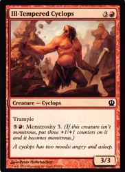 Ill-Tempered Cyclops Common 125/249 Theros (THS) Magic the Gathering