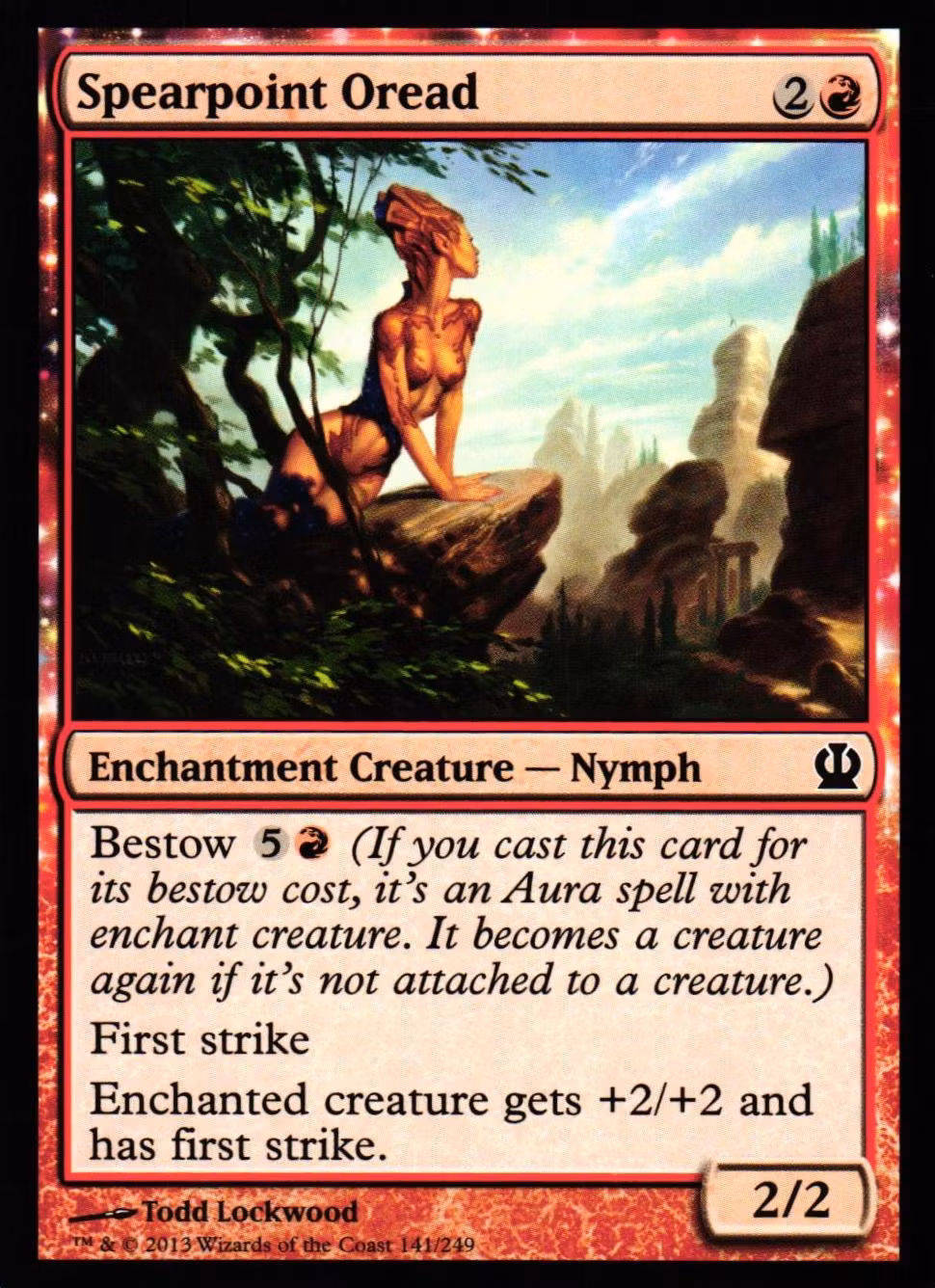 Spearpoint Oread Common 141/249 Theros (THS) Magic the Gathering