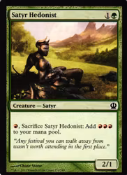 Satyr Hedonist Common 174/249 Theros (THS) Magic the Gathering