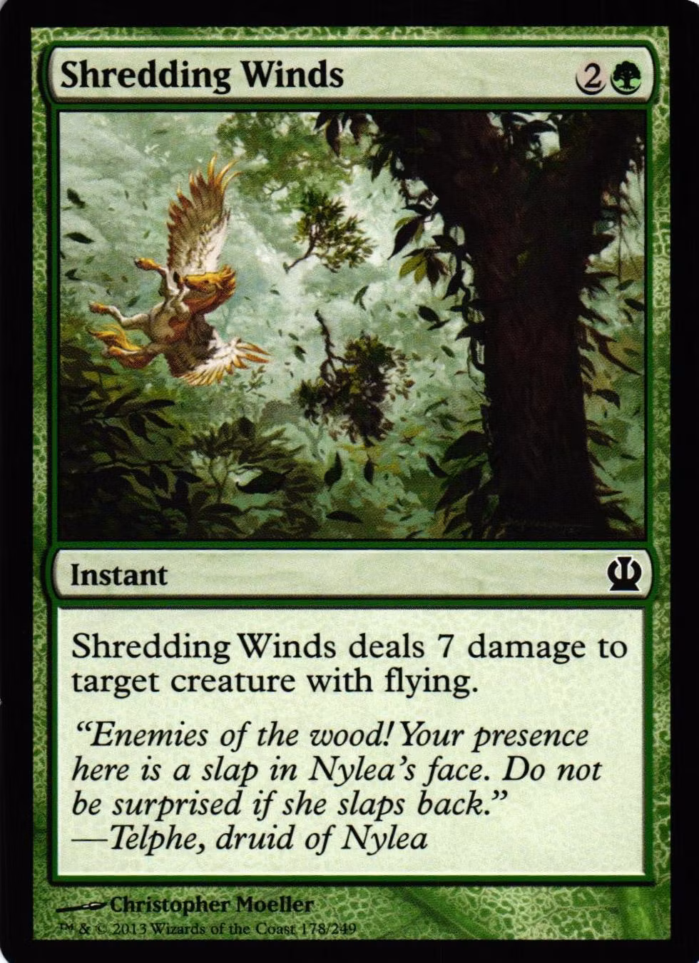 Shredding Winds Common 178/249 Theros (THS) Magic the Gathering