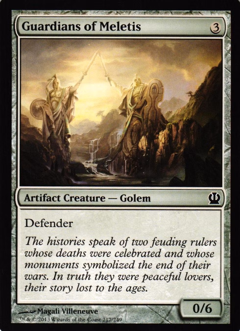 Guardians of Meletis Common 217/249 Theros (THS) Magic the Gathering