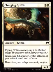 Chargning Griffin Common 009/272 Magic Origins (ORI) Magic the Gathering