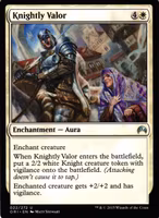 Knightly Valor Uncommon 022/272 Magic Origins (ORI) Magic the Gathering