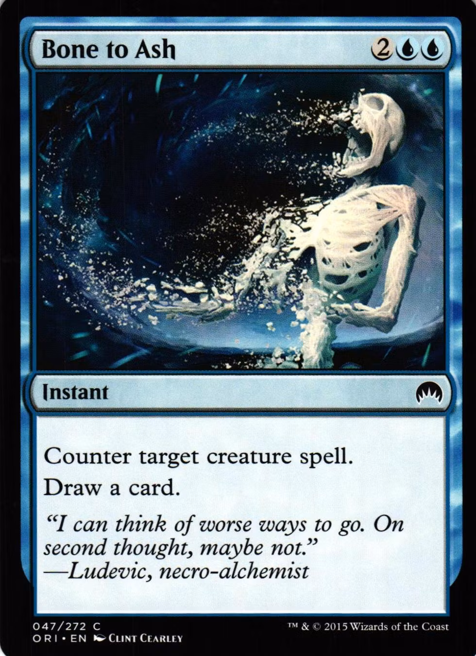 Bone to Ash Common 047/272 Magic Origins (ORI) Magic the Gathering