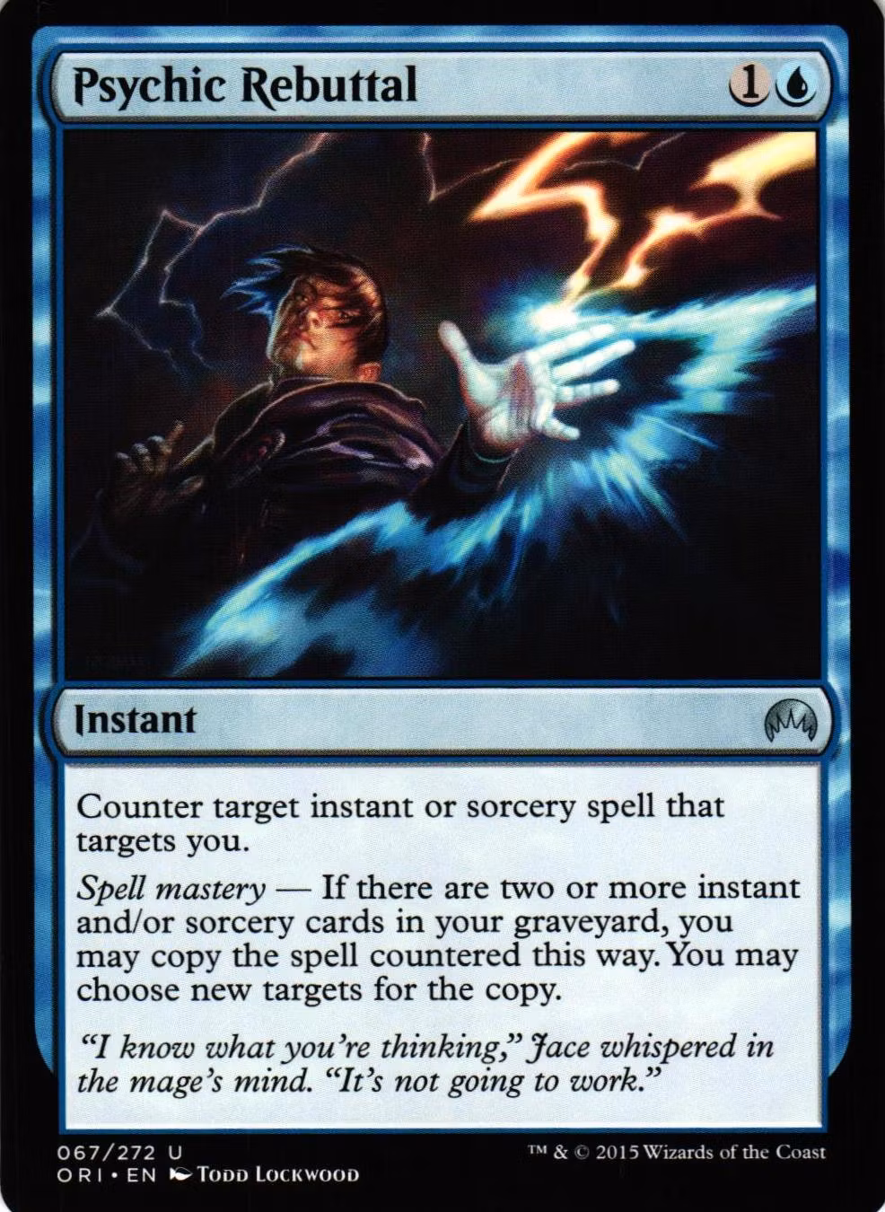 Psychic Rebuttal Uncommon 067/272 Magic Origins (ORI) Magic the Gathering