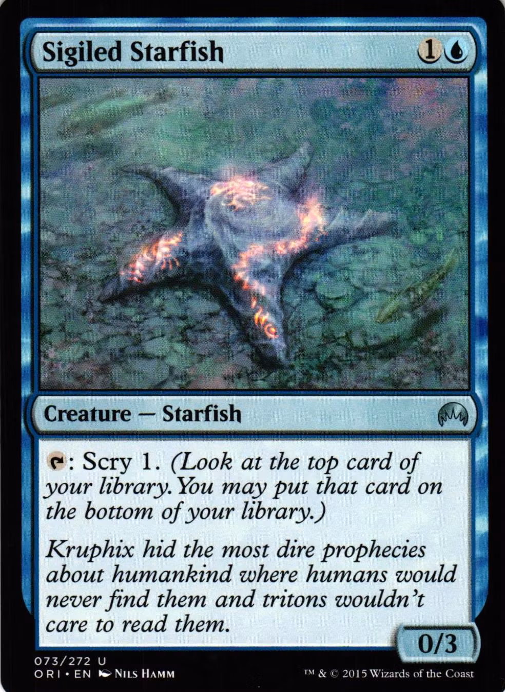Sigiled Starfish Uncommon 073/272 Magic Origins (ORI) Magic the Gathering