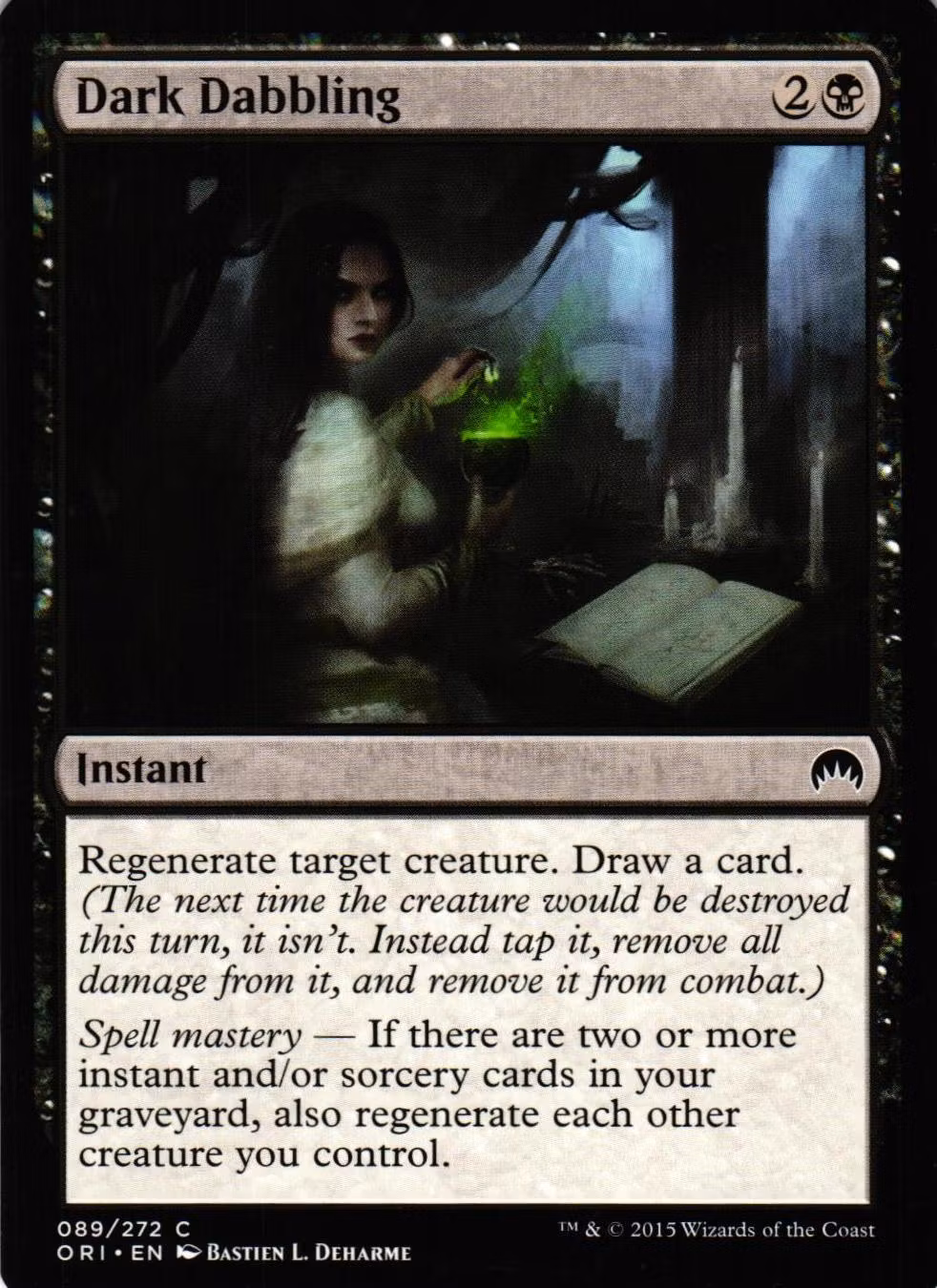 Darken Dabbling Common 089/272 Magic Origins (ORI) Magic the Gathering