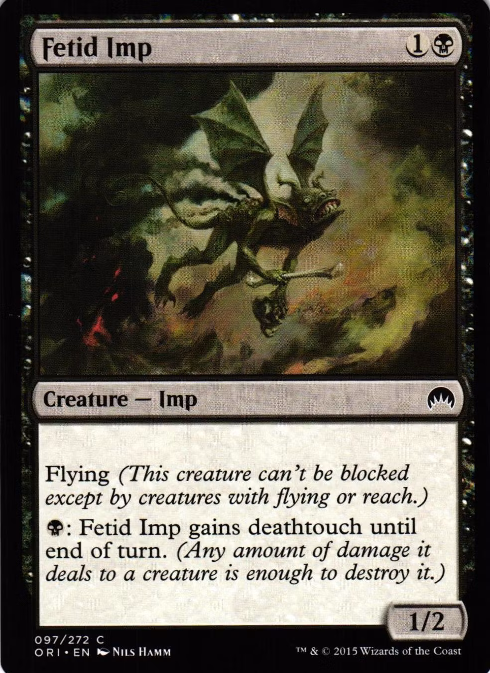 Fetid imp Common 097/272 Magic Origins (ORI) Magic the Gathering