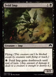 Fetid imp Common 097/272 Magic Origins (ORI) Magic the Gathering