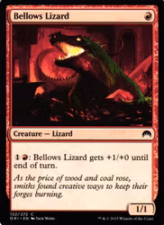 Bellows Lizard Common 132/272 Magic Origins (ORI) Magic the Gathering