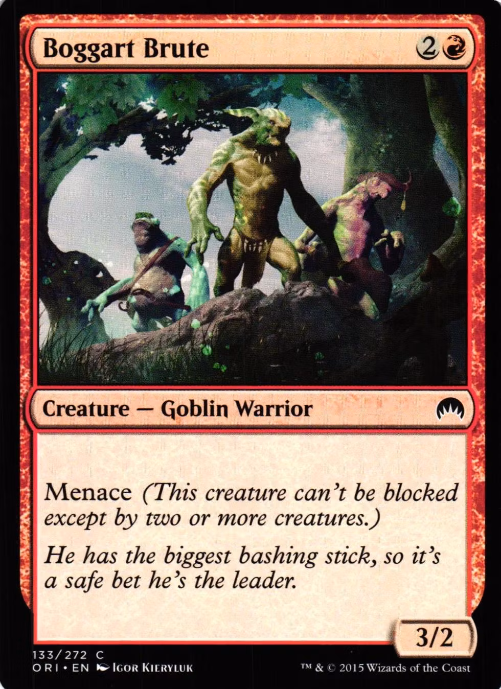 Boggart Brute Common 133/272 Magic Origins (ORI) Magic the Gathering
