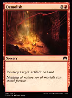 Demolish Common 139/272 Magic Origins (ORI) Magic the Gathering