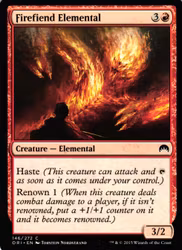 Firefiend Elemental Common 146/272 Magic Origins (ORI) Magic the Gathering