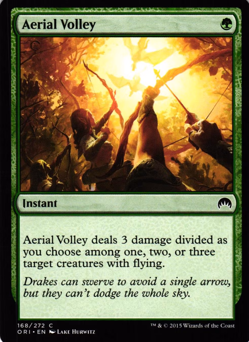 Aerial Volley Common 168/272 Magic Origins (ORI) Magic the Gathering