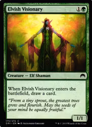 Elvish Visionary Common 175/272 Magic Origins (ORI) Magic the Gathering