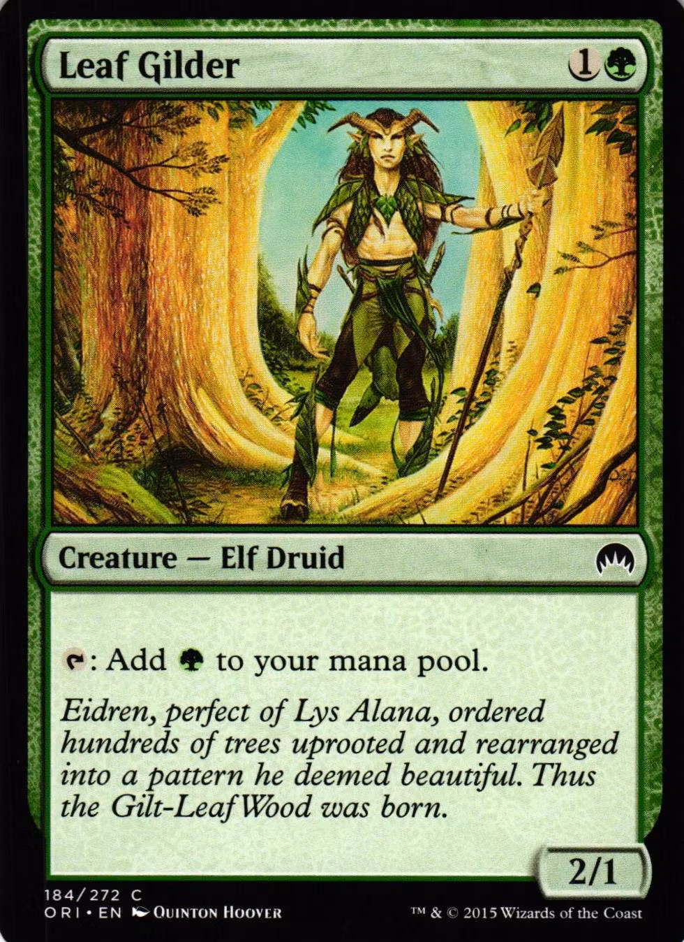Leaf Glider Common 184/272 Magic Origins (ORI) Magic the Gathering