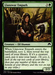 Llanowar Empath Common 185/272 Magic Origins (ORI) Magic the Gathering