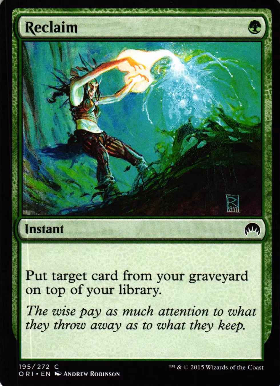 Reclaim Common 195/272 Magic Origins (ORI) Magic the Gathering