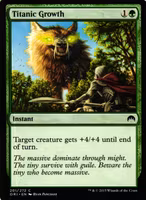 Titanic Growth Common 201/272 Magic Origins (ORI) Magic the Gathering