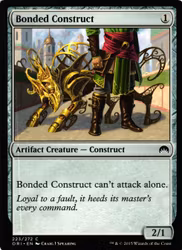Bonded Construct Common 223/272 Magic Origins (ORI) Magic the Gathering