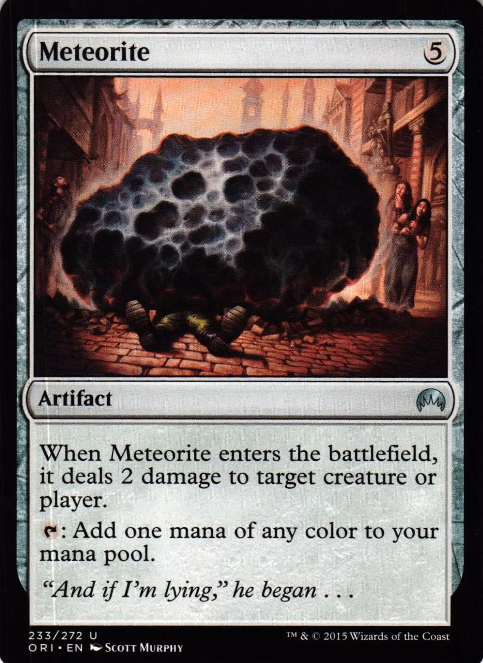 Meteorite Uncommon 233/272 Magic Origins (ORI) Magic the Gathering