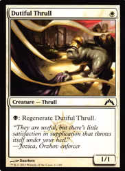 Dutiful Thrull Common 11/249 Gatecrash Gatecrash (GTC) Magic the Gathering
