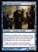Sages Row Denizen Common 46/249 Gatecrash Gatecrash (GTC) Magic the Gathering