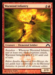 Warmind Infantry Common 111/249 Gatecrash Gatecrash (GTC) Magic the Gathering