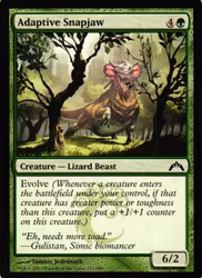 Adaptive Snapjaw Common 113/249 Gatecrash Gatecrash (GTC) Magic the Gathering