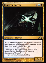Dinrova Horror Uncommon 155/249 Gatecrash Gatecrash (GTC) Magic the Gathering